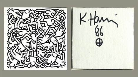 Jigsaw Puzzle, 1986 Original 1980’s vintage screen printed jigsaw puzzle (7” x 7” assembled) contained in a screen printed lightweight...