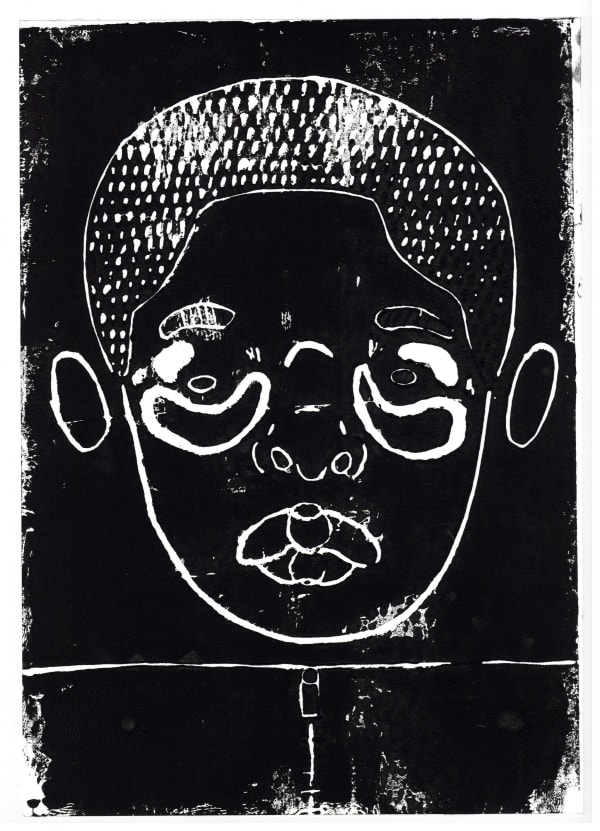 Buzz Cut Self Portrait - Mono, 2024
