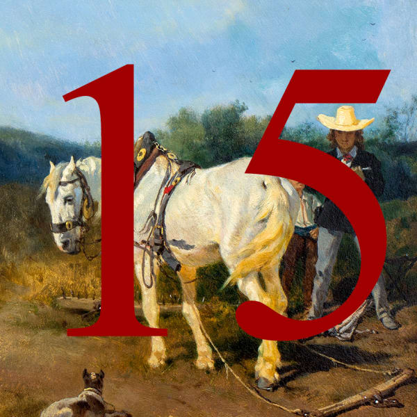 Anton Strassgschwandtner, Maler und Pferd