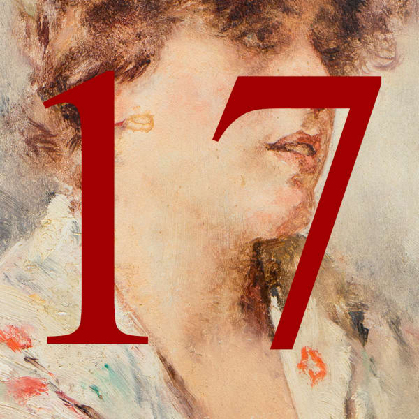 Fritz Rojka, Junge Frau mit Geblümtem Tuch