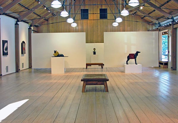 2007 Installation View of Morrison Gallery at 8 Old Barn Road in Kent, CT.