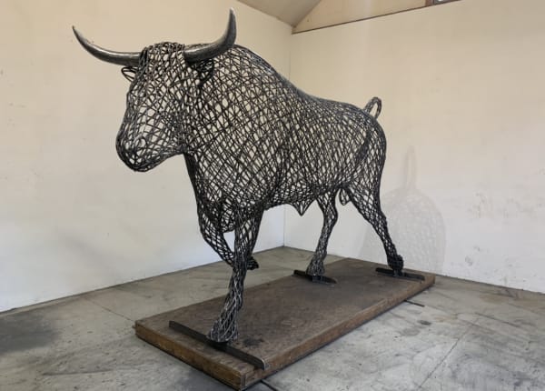 Peter-Busby-steel-woven-sculpture-animal-monumental-Morrison-Gallery