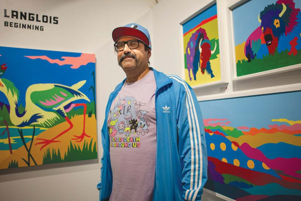 Through bright hues, Métis artist explores dark truths, Painter Jean Paul Langlois’s An Ending, A Beginning on at the Kube...