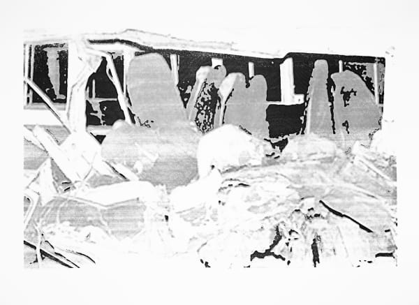 HA'IL 2014 PHOTOGRAPHED RESEARCH OBJECTS AND MAPS, SILK SCREEN ON HAHNEMULE PAPER