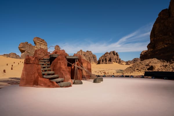 Stage design in AlUla