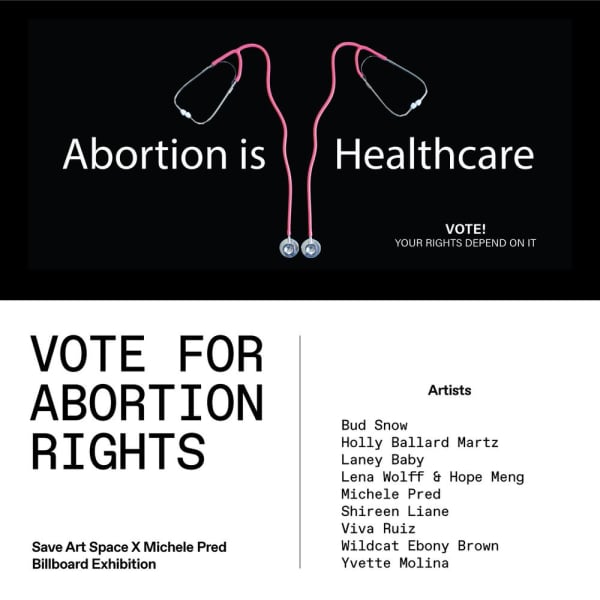New Billboard Exhibition Features Work by Holly Ballard Martz, Curated by Michele Pred for Save Art Space | VOTE FOR...
