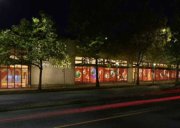 Gatesfoundation At Night 20 Year Anniversary Exhibition