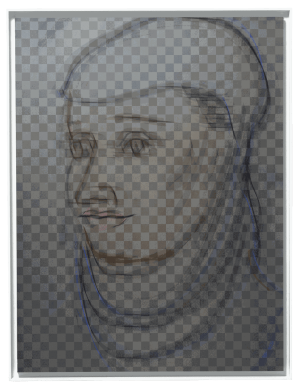 Lin Ke - Woman with a Hood 戴头巾的女人, 2022