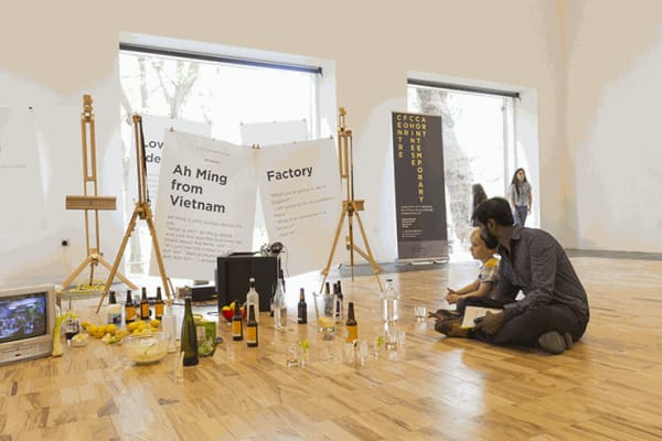500 Lemon Trees, Manchester Research a.k.a The Tree Slaughter Installation, mixed media, 2015, dimension variable. Micro Micro revolution The Whitworth, Manchester, England