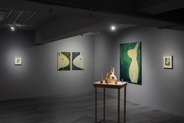 宮川慶子:佇水底浮沉,想像陸地的風光。