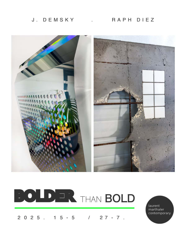 BOLDER THAN BOLD Explorations in the White Cube