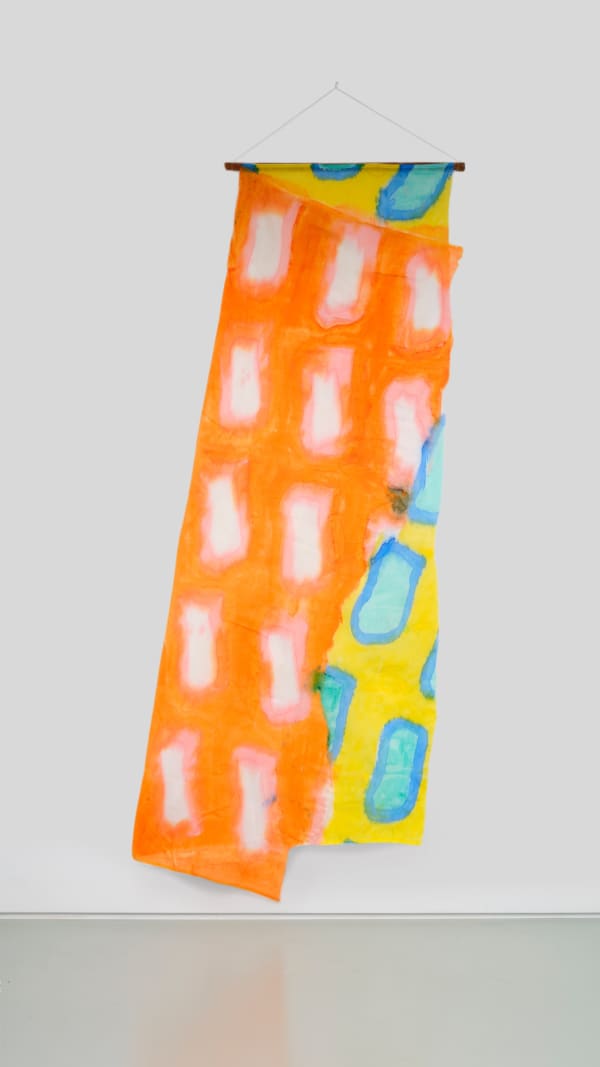 Johyun Gallery Seoul Claude Viallat 2021 323 2021 260 X 103 Cm Acrylic On Fabric