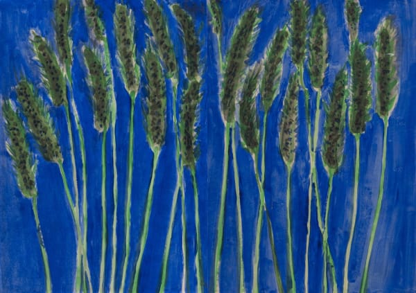 32 Johyun Gallery Kim Chong Hak Barley 1979 Watercolor On Paper 48 5 X 34 5 Cm