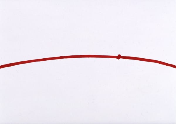 Kishio Suga that passes-1 2007 Acrylic on paper 38.5 x 54.5 cm 6,000USD