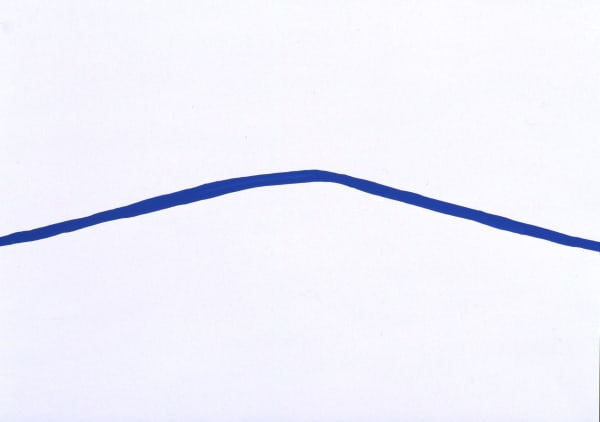 Kishio Suga that passes-2 2007 Acrylic on paper 38.5 x 54.5 cm 6,000USD