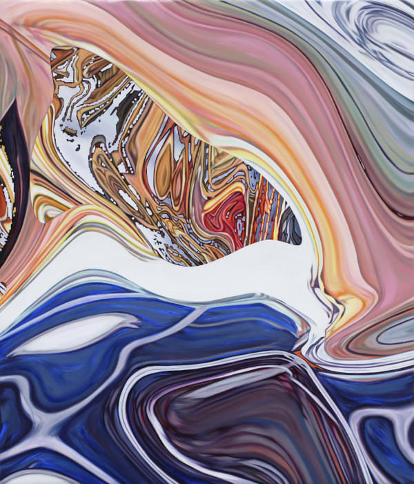 JIN MEYERSON Allele 32, 2024 Oil on canvas 53x45.5cm 12,000USD