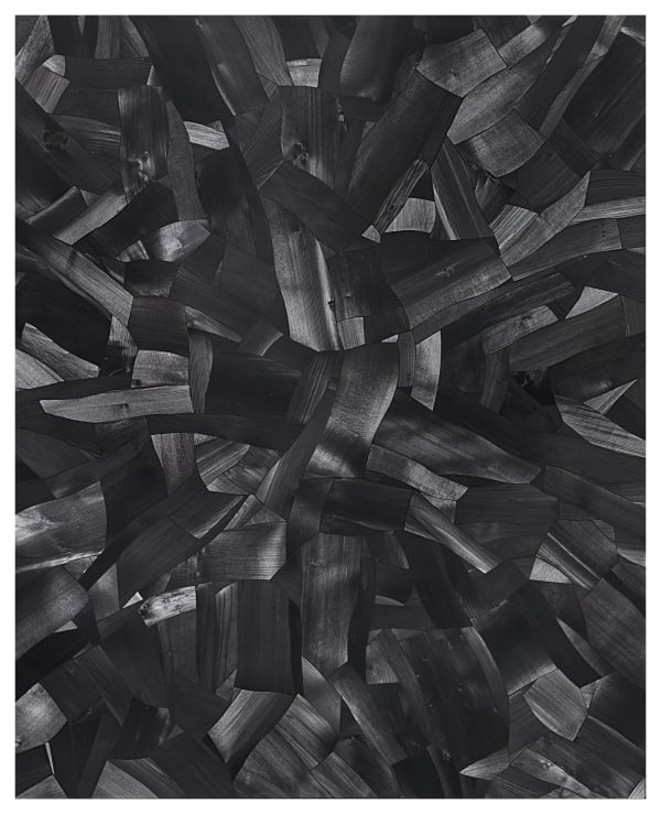 Lee Bae Issu de feu K-20, 2003 Charcoal on Canvas 162 x 130 cm $180,000 USD