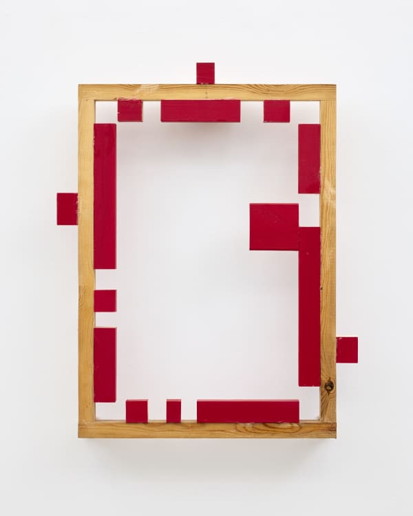 Kishio Suga Site of Void, 2011 Wood, Acrylic 69.8 x 55.8 x 8.2 cm $ 20,000 USD