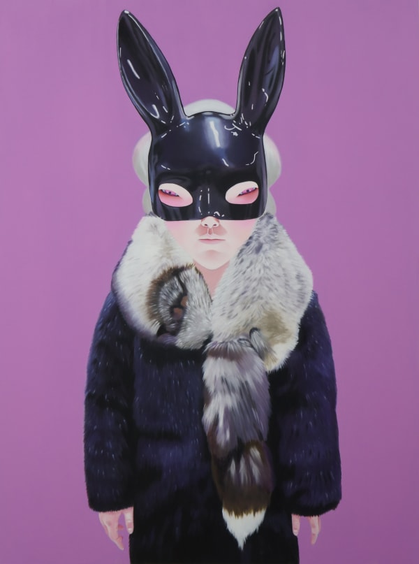 Lee So Yeun Black Mask, 2024 Oil on Canvas 130 x 97 cm $ 15,000 USD