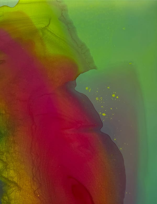 Kim Taek Sang Flows-24-108, 2024 Water Acrylic on Canvas 58 x 44.5 x 4 cm