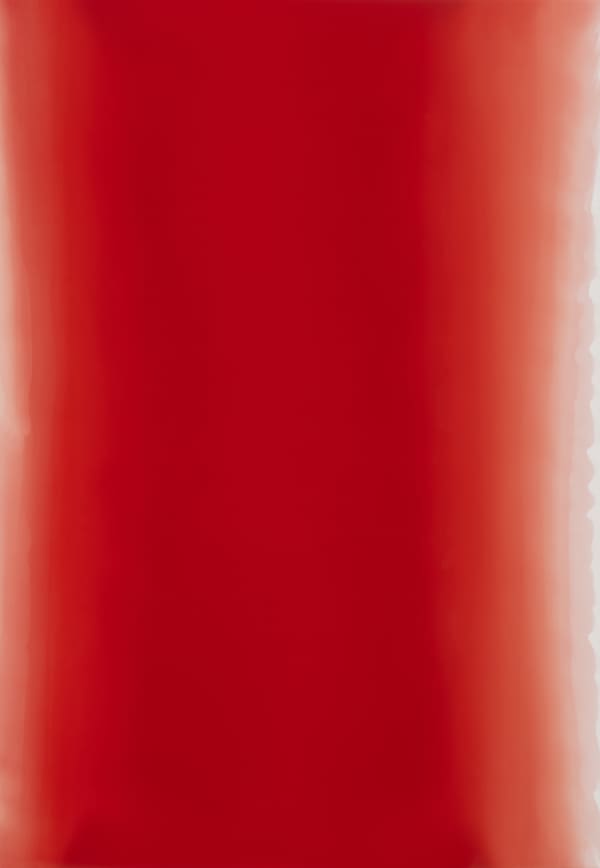 Kim Taek Sang Breathing light-Red in red 25-4, 2025 Water acrylic on canvas 167 x 114 x 4 cm $ 60,000 USD