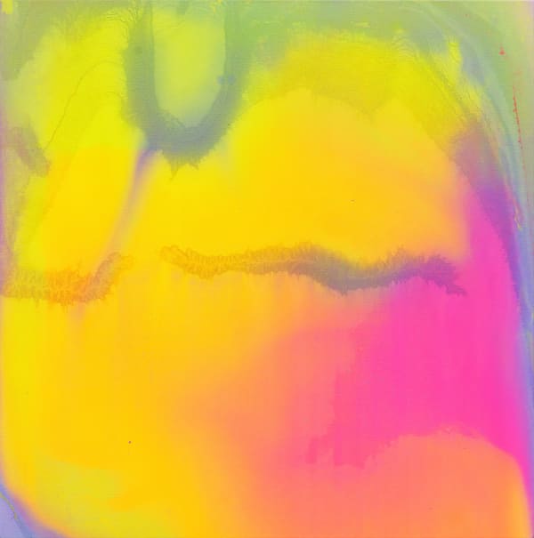 Kim Taek Sang Flows-25-6, 2025 Water acrylic on canvas 42 x 42 cm $13,000 USD