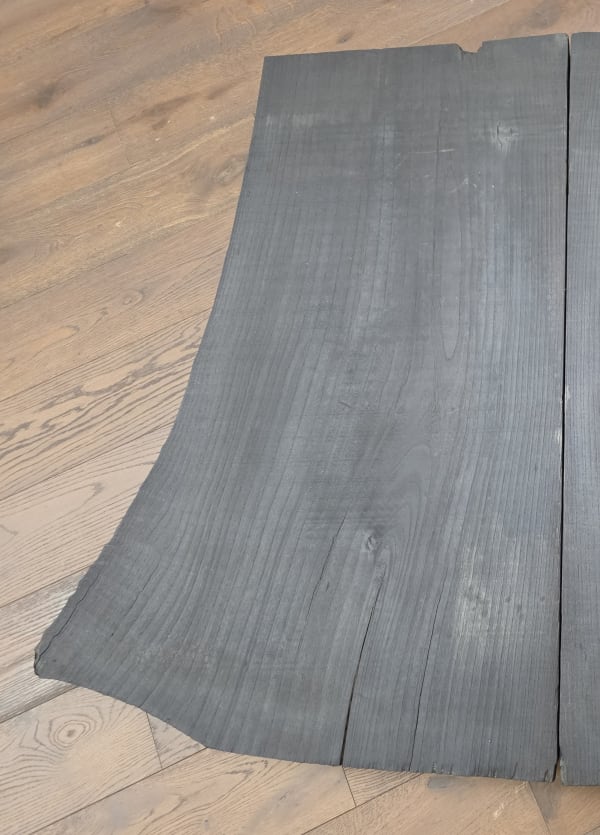 Kwon Dae Sup Low tea table, 2024 Paulownia wood with korean lacquer 135 x 87.5 x 9 cm