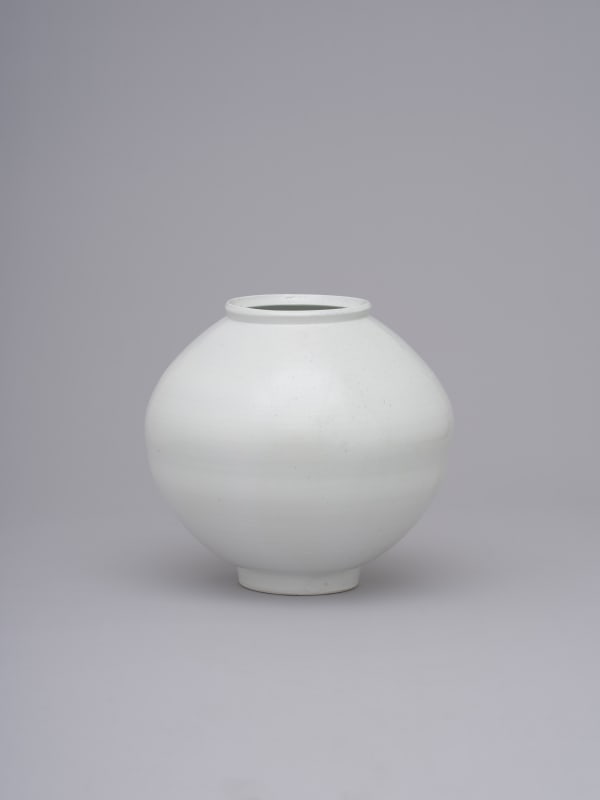 Kwon Dae Sup Moon jar, 2020 White porcelain 57 x 55 x 54 cm $60,000 USD