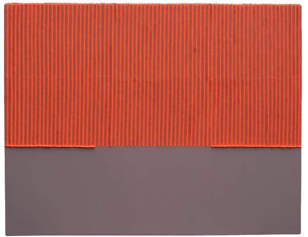 Park Seo-Bo Ecriture (描法) 08033, 2022 Mixed media with korean hanji paper on canvas 91 x 117 cm $320,000 USD