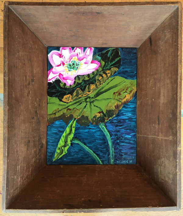 Kim Chong Hak Untitled, 1998 Acrylic on Wooden Tray Painting 40.8 x 31 cm Tray 60.5 x 51 cm 33,000 USD