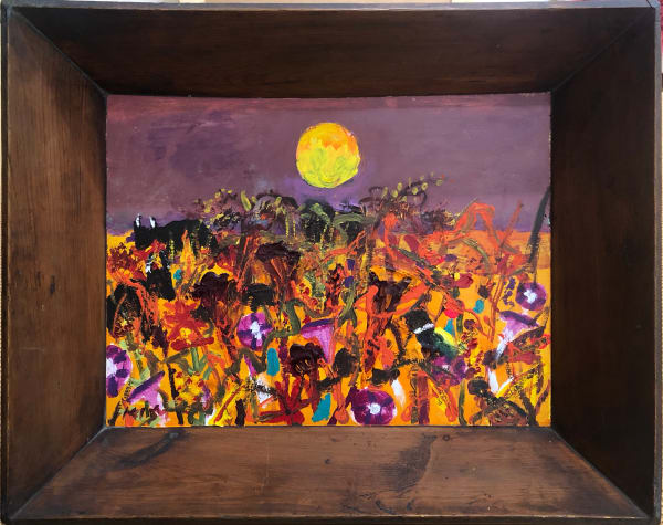 Kim Chong Hak Untitled, 1999 Acrylic on Wooden Tray Painting 34 x 45.5 cm Tray 46.3 x 58 cm 55,000 USD