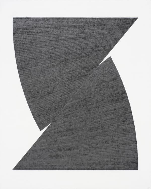 MONO #01, pencil on paper, aluminium, 59.5x47.5cm, 2022