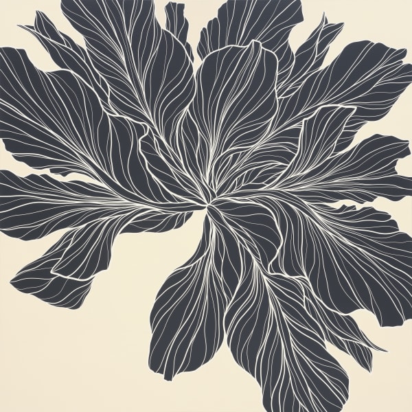 UNTITLED-BW2220, acrylic on canvas, 160x160cm, 2022