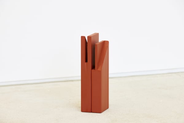Untitled, acrylic and pigment on wood frame for canvas, 20.5x8.4x6.8cm, 2022