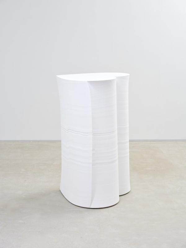 Heart-Foam, polystyrene foam, plaster, paint, 82x73x118cm, 2021_3