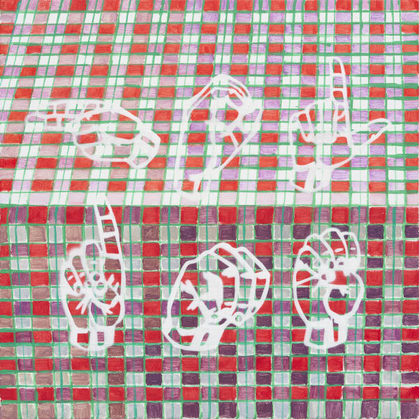 HOLD ME 18, mixed media, 35x35cm, 2021