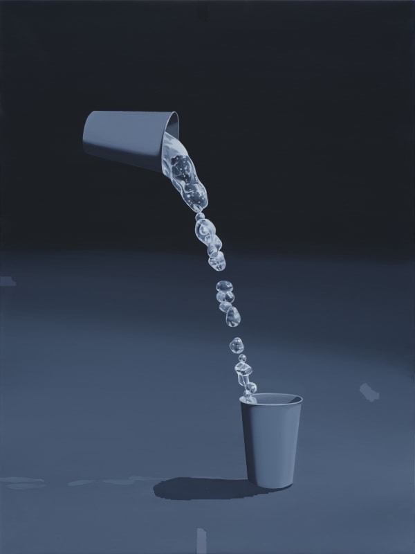 Falls1, oil on canvas, 100x75cm, 2020