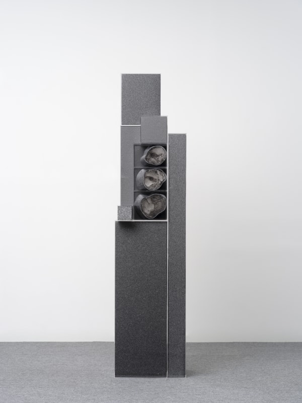 최하늘 Haneyl Choi 삼촌, 수단 뿐인 나의 미래여 (Life as a struggling uncle), 2023 Plexiglas board, expanded polystyrene, urethane resin, putty 167 x 41 x 33 cm (65 3/4 x 16 1/8 x 13 in) (HC 004)