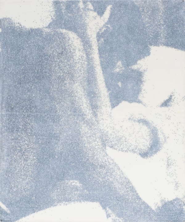 Reuben Beren James, Untitled, ink, paper and encaustic wax on 19mm wooden panel, 30 x 25 cm, 2024(1)