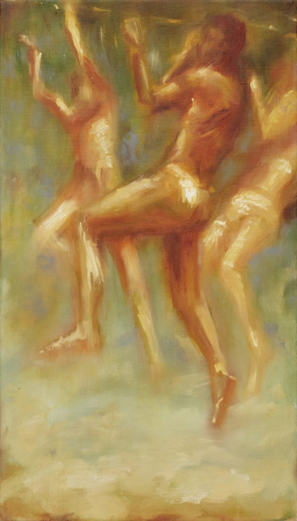 Sophie Ruigrok, Fever, oil on linen, 70 x 40 cm, 2024