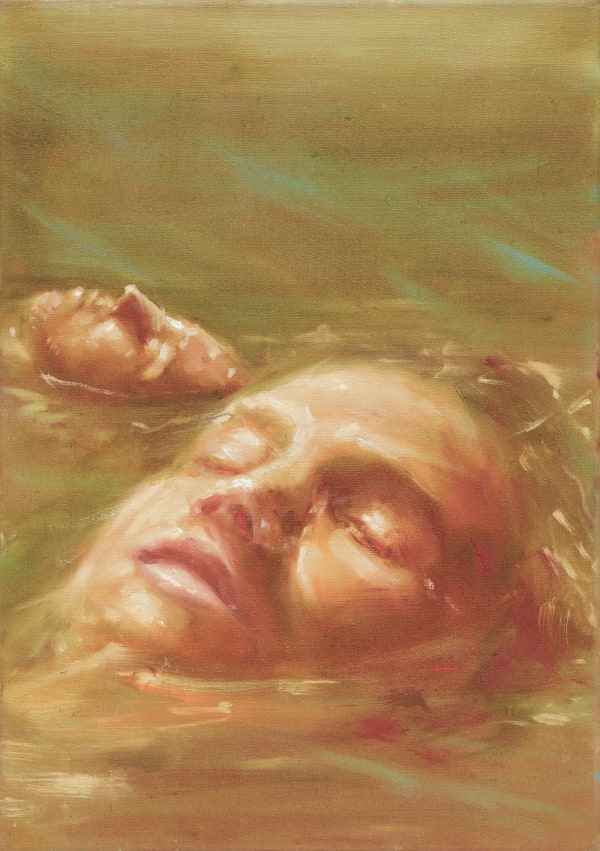Sophie Ruigrok, Salt Water, oil on linen, 50 x 35 cm, 2024