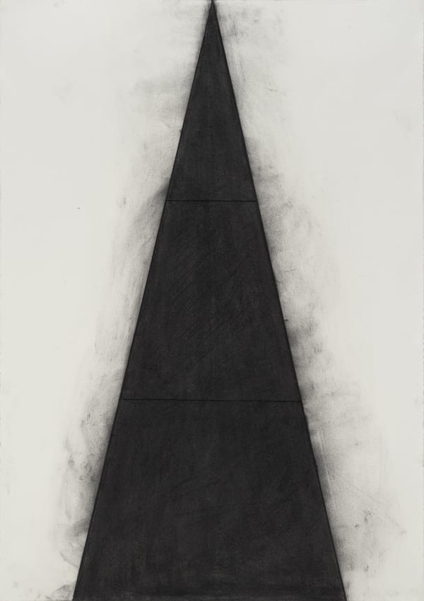 Untitled, charcoal on paper, 100x70cm, 2020