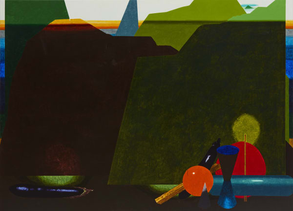 어둠 속 사물들 Objects in the Darkness, watercolor on canvas, 140x180cm, 2020