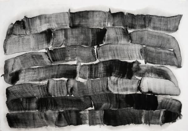 Drawing, char coal ink on p aper, 150X212cm, 2020