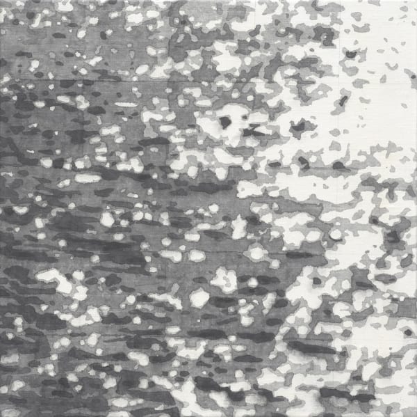 바다의 단면 4 Section of the Sea 4, ink on paper, 50x50cm, 2019