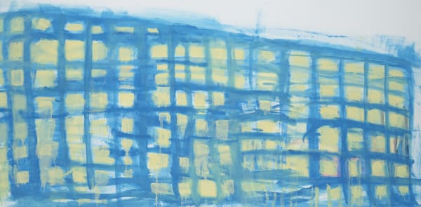 병원 hospital, oil on linen, 153x305.5cm, 2014