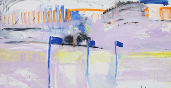 나의 길 my way, oil on linen, 141x271cm, 2014