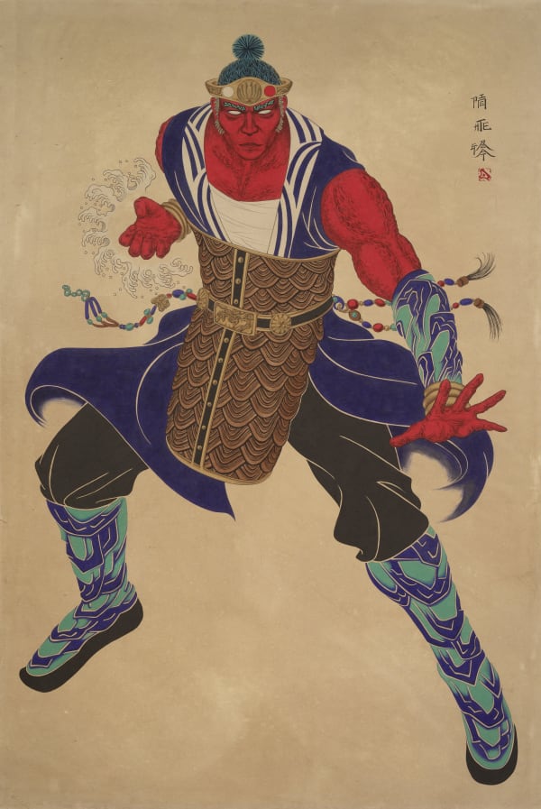 Pine the Great, 2014, 지본수묵채색, 194 x 130 cm(212x142cm)