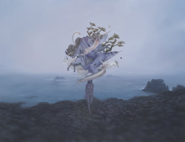 Black Water, oil on canvas, 112x145cm, 2018