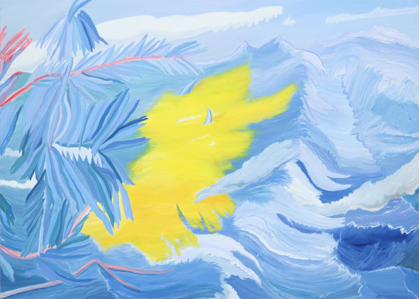 내가 하는 말이 보이지 않나 보다 2 You will not see it 2, oil on canvas, 162.1 x 227.3cm, 2025